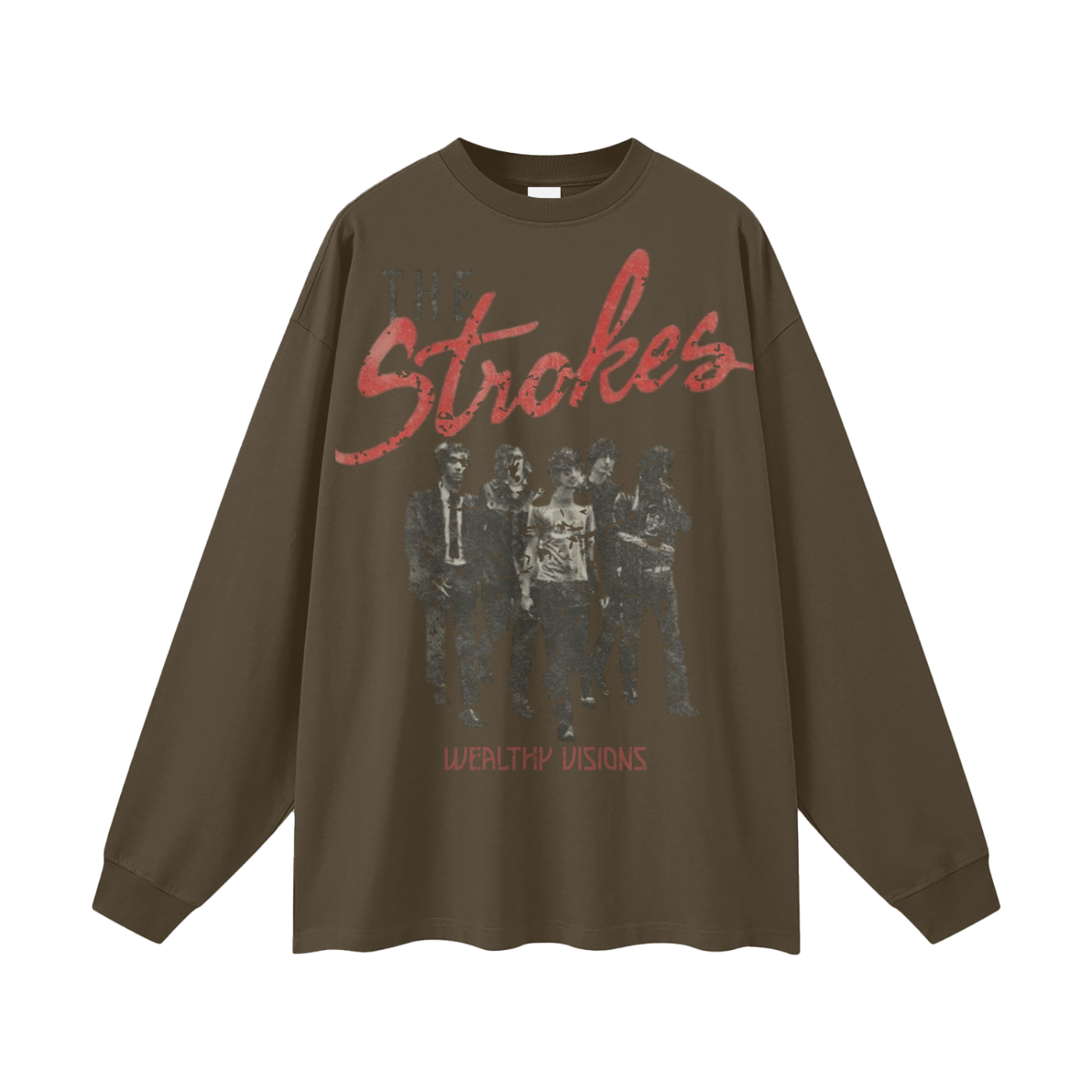 Streetwear Unisex Cotton Long Sleeve Tee
