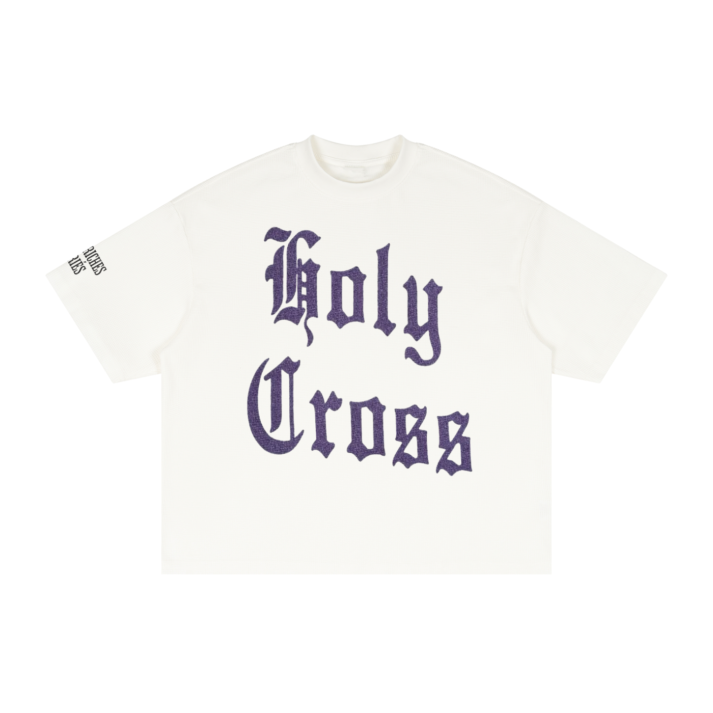 Textured Waffle Washed Boxy T-Shirt