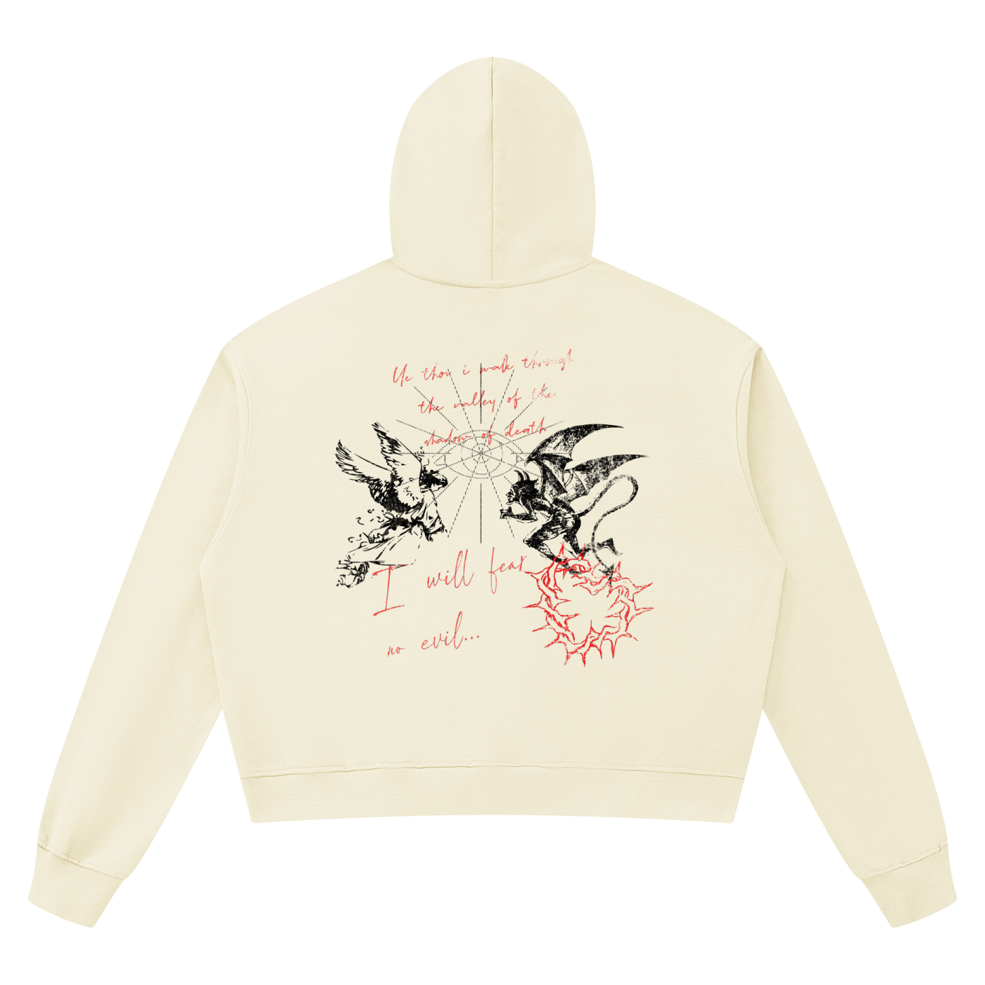 Unisex Boxy Raw Edge Hoodie